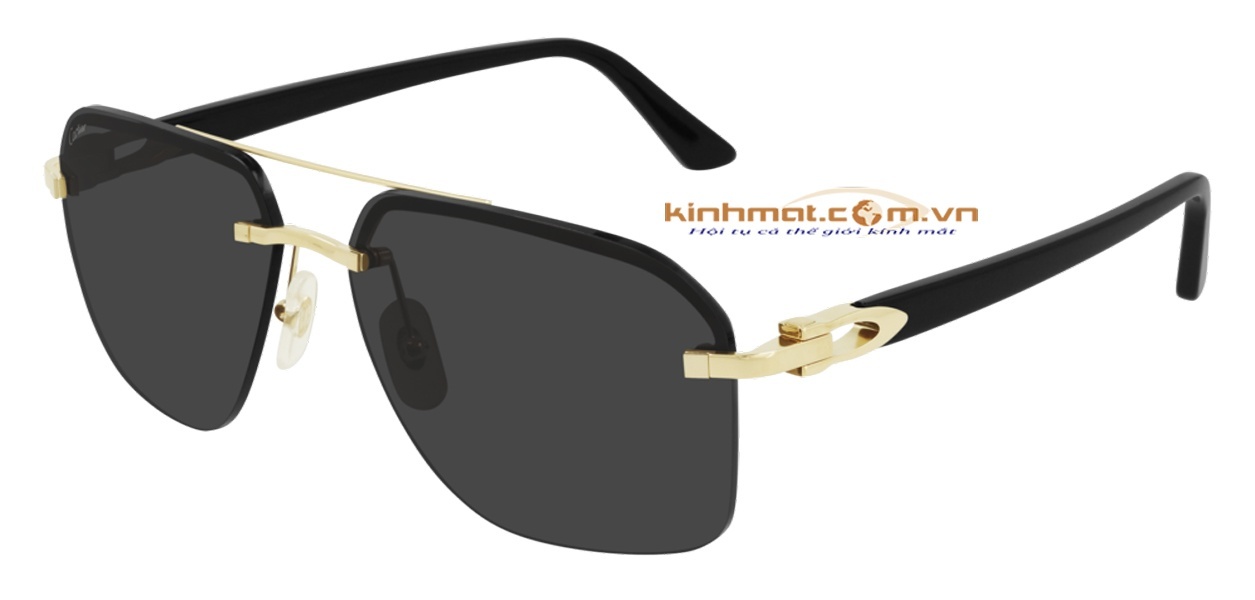 kính cartier gọng gỗ