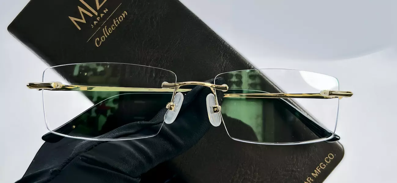 gọng vàng đúc 18K Japan