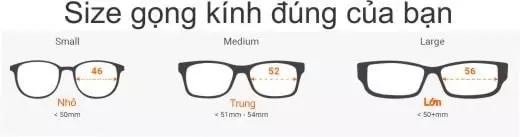 Đo size kính mát