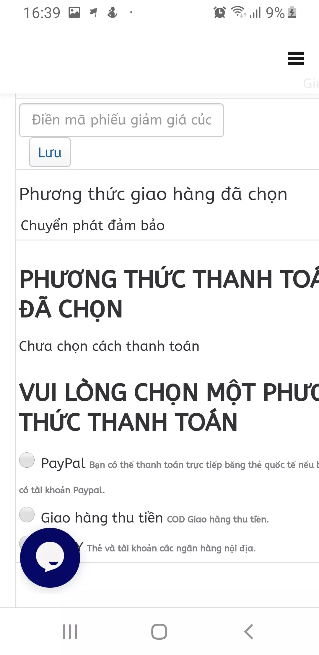 Giỏ hàng