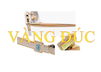 Gọng kính vàng đúc 18K