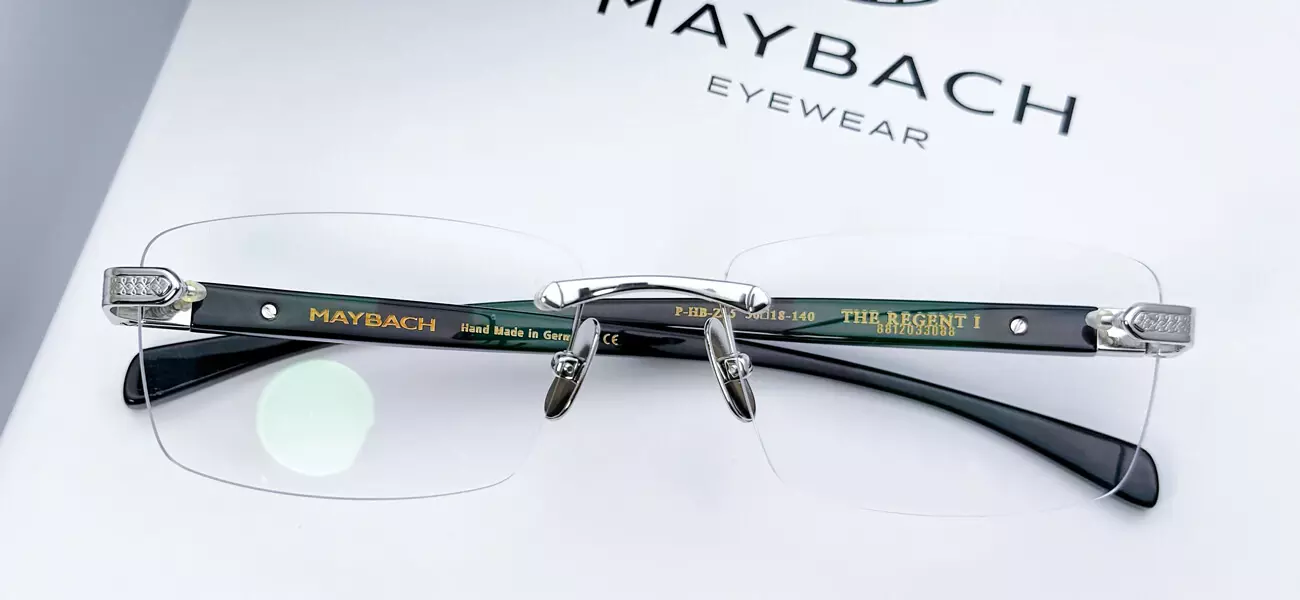 Gọng sừng mạ vàng palladium