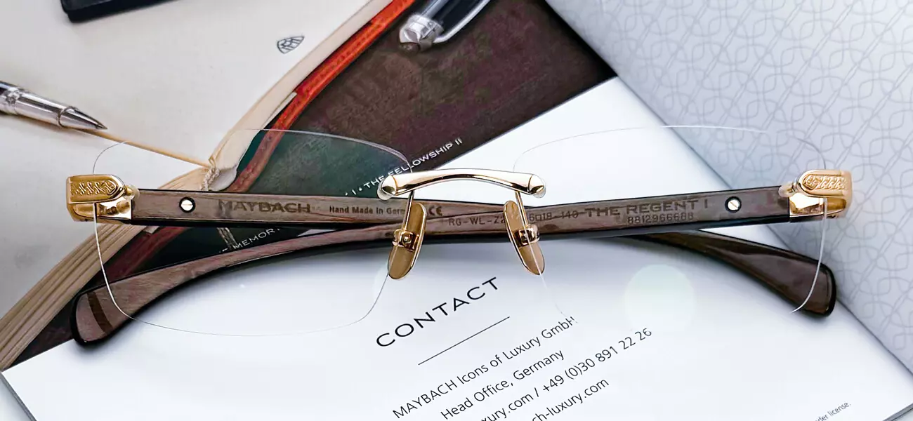 Gọng sừng mạ vàng palladium