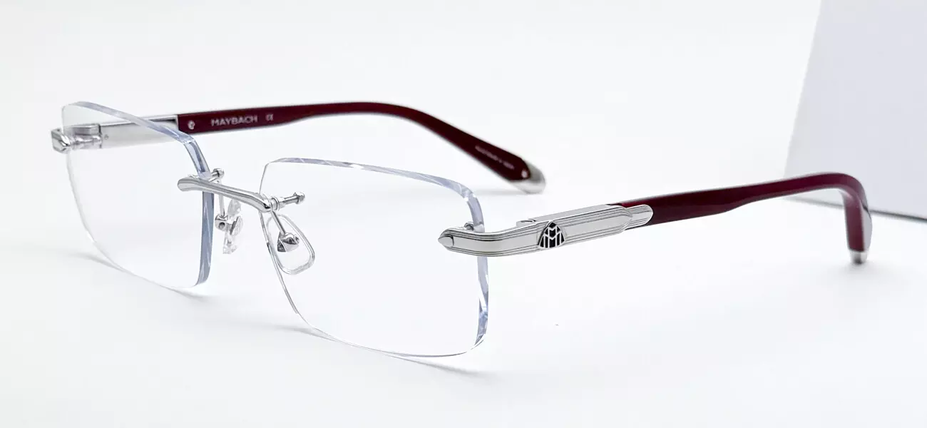 Gọng cận vàng trắng Maybach