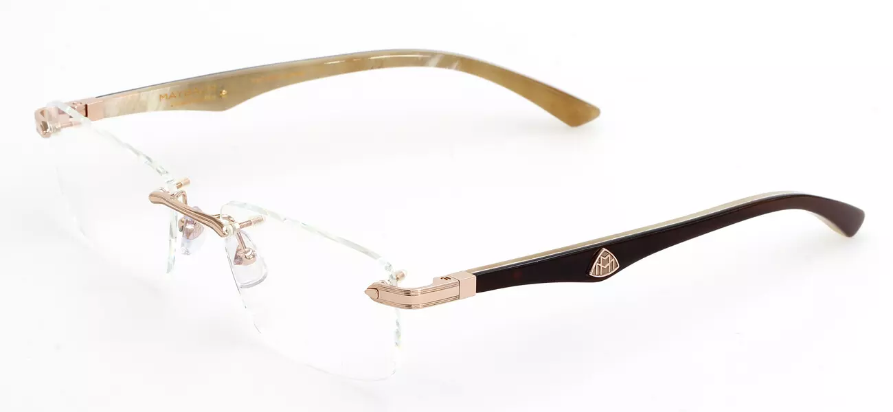 gọng cận vàng nguyên khối