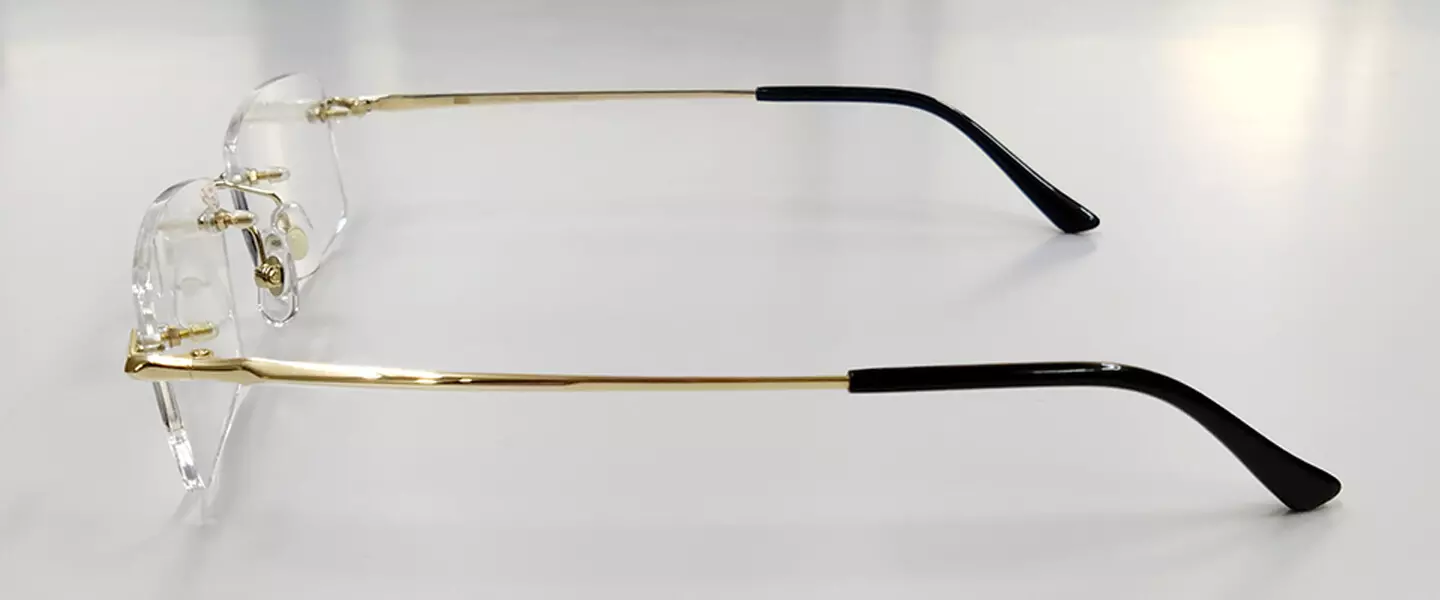 Gọng cận vàng nguyên khối