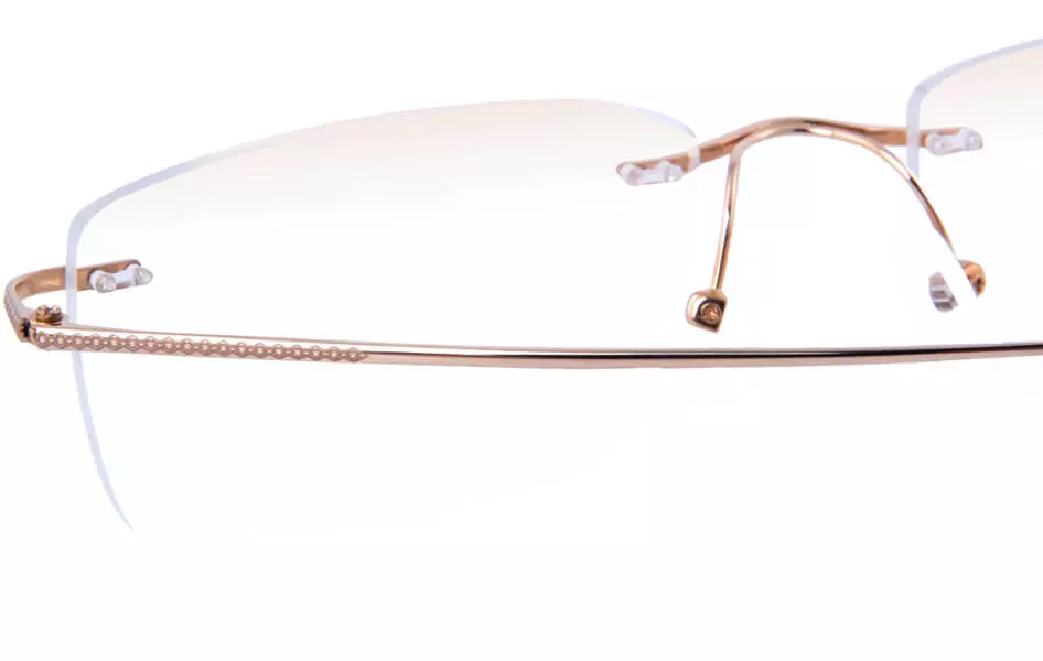 Gọng khoan vàng nguyên khối