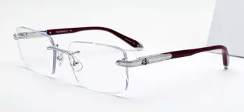 Gọng cận vàng trắng Maybach