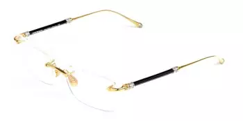 Gọng kính Maybach vàng 24K