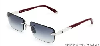 Gọng cận vàng trắng Maybach