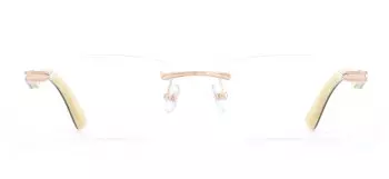 gọng cận vàng nguyên khối