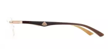 gọng cận vàng nguyên khối