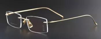 Gọng vàng nguyên khối YUSHAN 006-Solid gold 18K