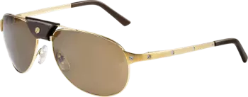 Kính mát mạ vàng Cartier T8200888