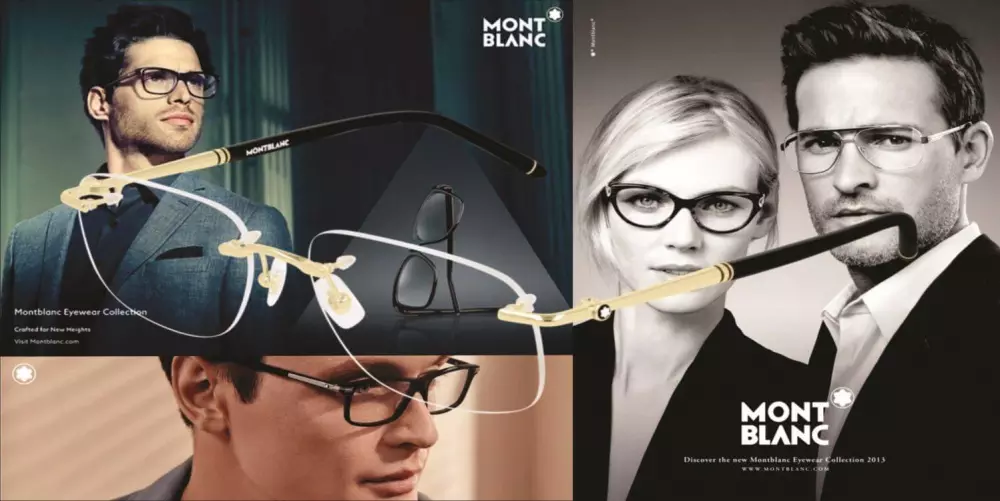 Kính mắt gọng cận Mont Blanc chinh hãng.