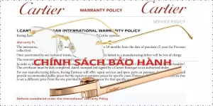 Bảo hành kính cartier