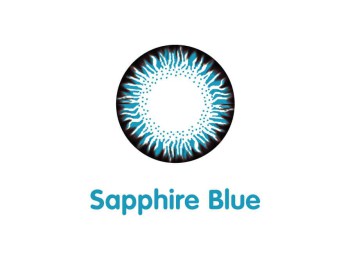 Áp tròng màu Maxim 1 ngày Sapphire Blue
