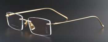 Gọng vàng nguyên khối YUSHAN 006-Solid gold 18K