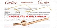 CHÍNH SÁCH BẢO HÀNH CARTIER